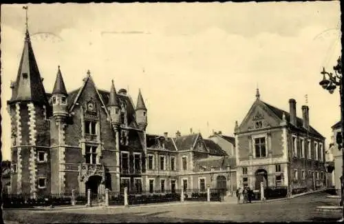 Ak Étampes Essonne, Rathaus