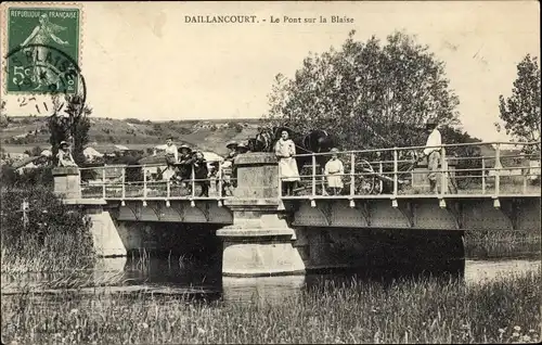 Ak Daillancourt Haute-Marne, Blaise, Brücke