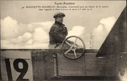 Ak Lyon Aviation, Hauvette-Michelin, Antoinette Monoplane