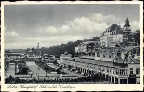 Ak Ostseebad Heringsdorf auf Usedom, Kuranlagen