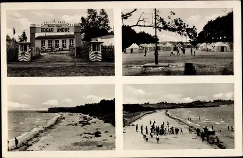 Ak Ostseebad Göhren auf Rügen, Pionierzeltlager Edgar André, Strandpartie