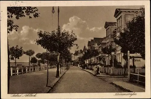 Ak Ostseebad Ahlbeck Heringsdorf auf Usedom, Dünenstraße, Bäckerei