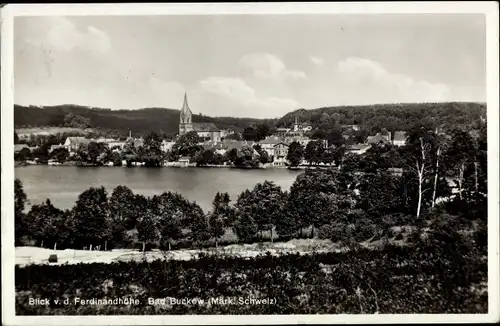 Ak Buckow in der Märkischen Schweiz, Gesamtansicht, Ferdinandhöhe