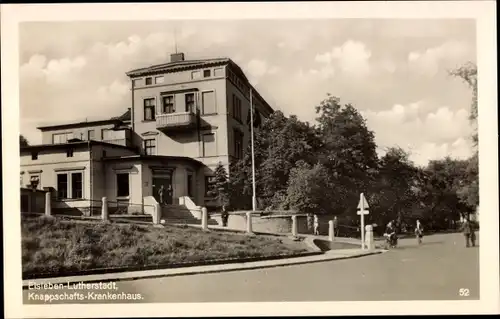 Ak Lutherstadt Eisleben, Knappschafts-Krankenhaus