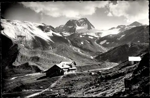 Ak Neustift im Stubaital Tirol, Dresdner Hütte