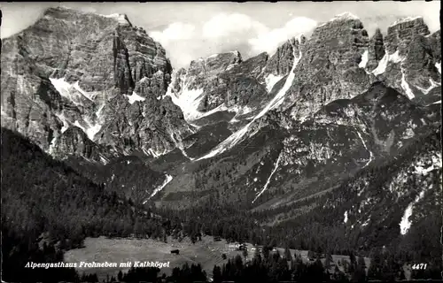 Ak Fulpmes in Tirol, Froneben, Frohneben, Alpengasthaus, Kalkkögel