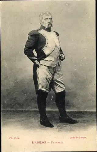 Ak Theaterszene, L'Aiglon, Schauspieler in Uniform