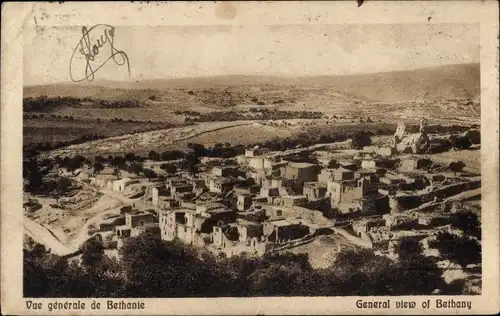 Ak Bethanie Jerusalem Israel, Gesamtansicht