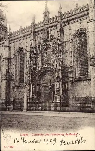 Ak Lisboa Lissabon Portugal, Convento dos Jeronymos de Belém