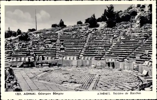 Ak Athen, Griechenland, Theater des Bacchus