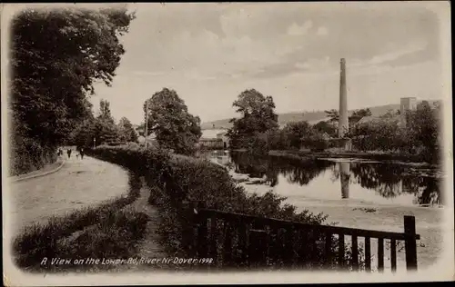 Ak Dover Kent England, Lower Road, Fluss