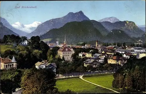 Ak Bad Reichenhall in Oberbayern, Gesamtansicht