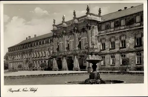 Ak Bayreuth in Oberfranken, Neues Schloss