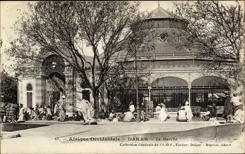 Ak Dakar Senegal, Westafrika, Der Markt