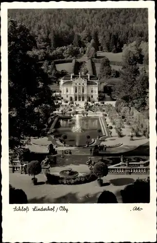 Ak Linderhof Ettal Oberbayern, Schloss Linderhof