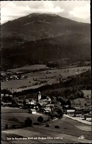 Ak Lam im Bayerischen Wald Oberpfalz, Ortsansicht, Panorama, Großer Arber