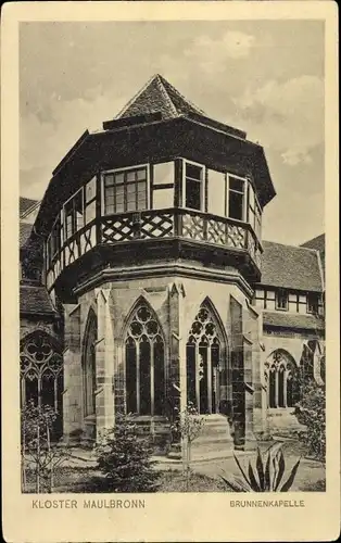 Ak Maulbronn im Schwarzwald, Kloster Maulbronn, Brunnenkapelle