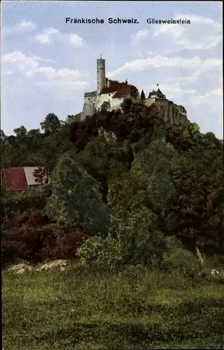 Ak Gößweinstein in Oberfranken, Fränkische Schweiz, Burg