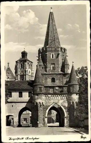 Ak Ingolstadt an der Donau Oberbayern, Kreuztor