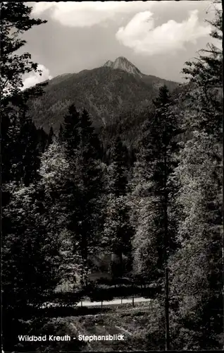 Ak Kreuth am Tegernsee Oberbayern, Wildbad, Stephansblick