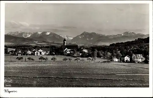 Ak Weyarn Oberbayern, Ortsansicht