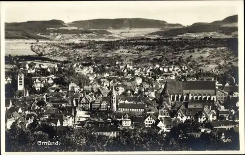 Ak Schwäbisch Gmünd, Panorama