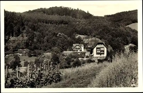 Ak Glotterbad im Schwarzwald, Sanatorium, Kurhaus, Oberglottertal