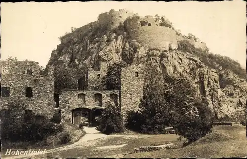 Foto Ak Singen Hohentwiel, Festungsruine