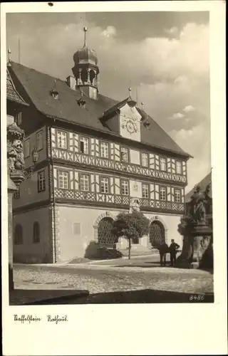 Foto Ak Bad Staffelstein am Main Oberfranken, Rathaus