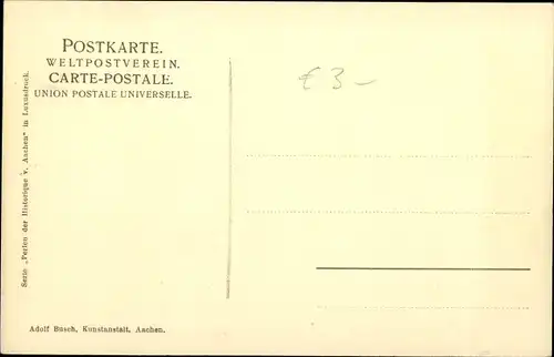 Ak Aachen, Rathaus, Vorderfront