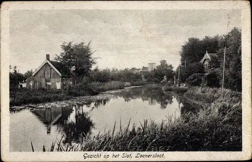 Ak Loenersloot Utrecht, Blick auf das Schloss