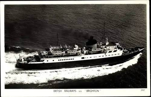Ak Fährschiff Brighton, British Railways
