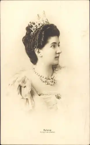 Ak Helene, Elena von Montenegro, Königin von Italien, Portrait