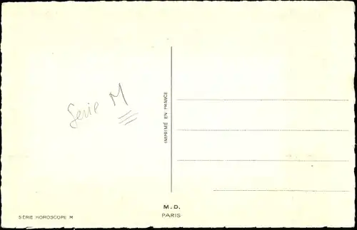 Ak Sternzeichen Jungfrau, Virgo, 23. August bis 23. September