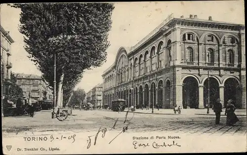 Ak Torino Turin Piemonte, Stazione di Porta Nuova