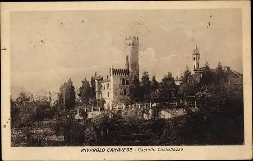Ak Rivarolo Canavese Piemonte, Castello Castellazzo