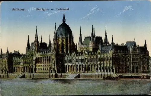 Ak Budapest Ungarn, Parlament