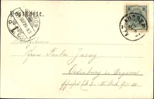 Ak Altaussee Steiermark, Ortsansicht, Gewässer, Berge, Bootshäuser