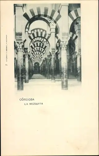Ak Cordoba Andalusien Spanien, Die Moschee