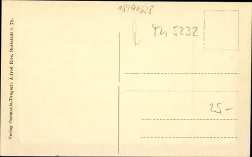 Passepartout Ak Buttstädt Thüringen, Rossmarkt, Pferdemarkt