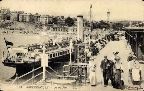 Ak Bournemouth Dorset England, Pier