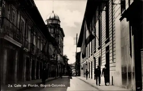 Ak Bogotá Kolumbien, Florianstraße