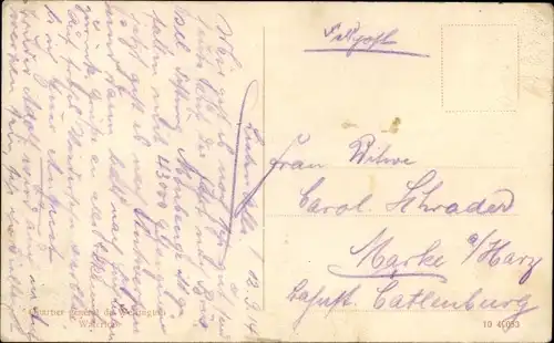 Ak Waterloo Wallonien Wallonisch Brabant, Straßenpartie, Kutsche