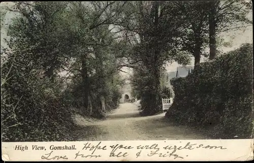 Ak Gomshall Südostengland, hohe Ansicht