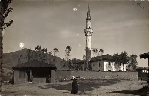 Foto Ak Prilep Mazedonien, Türkische Moschee, Minarett