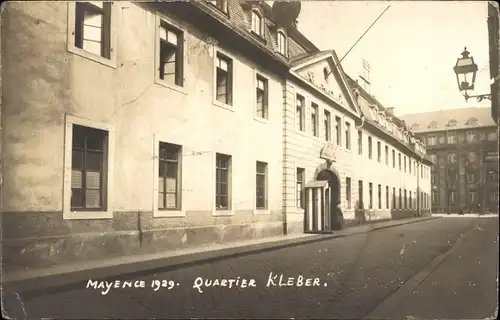 Ak Mainz am Rhein, Quartier Kleber