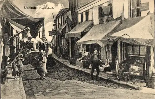 Ak Skopje Üsküb Mazedonien, Basarstraße