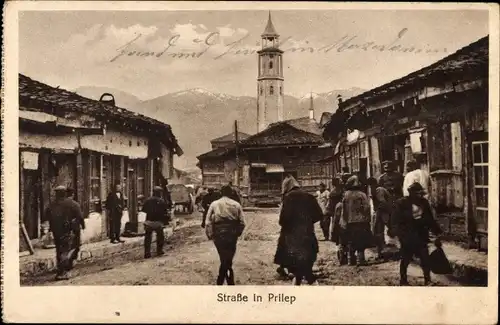Ak Prilep Mazedonien, Straßenpartie