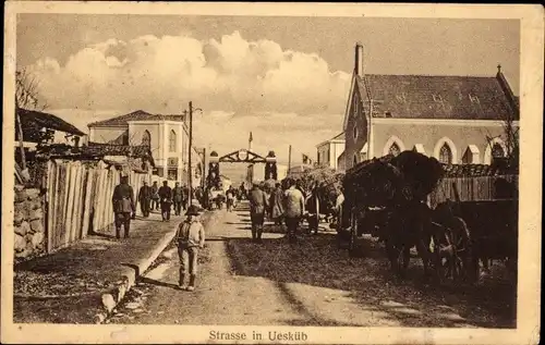 Ak Skopje Üsküb Mazedonien, Straßenpartie