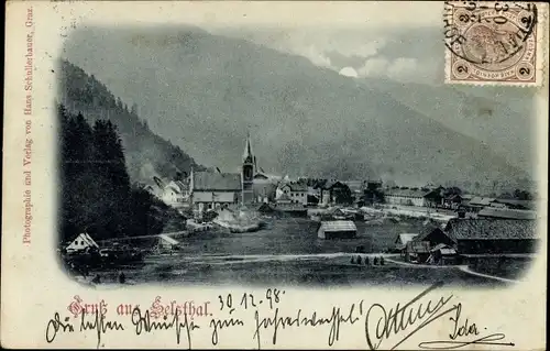 Ak Selzthal Steiermark, Gesamtansicht